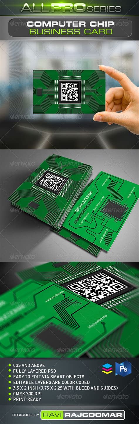 circuit board business cards.